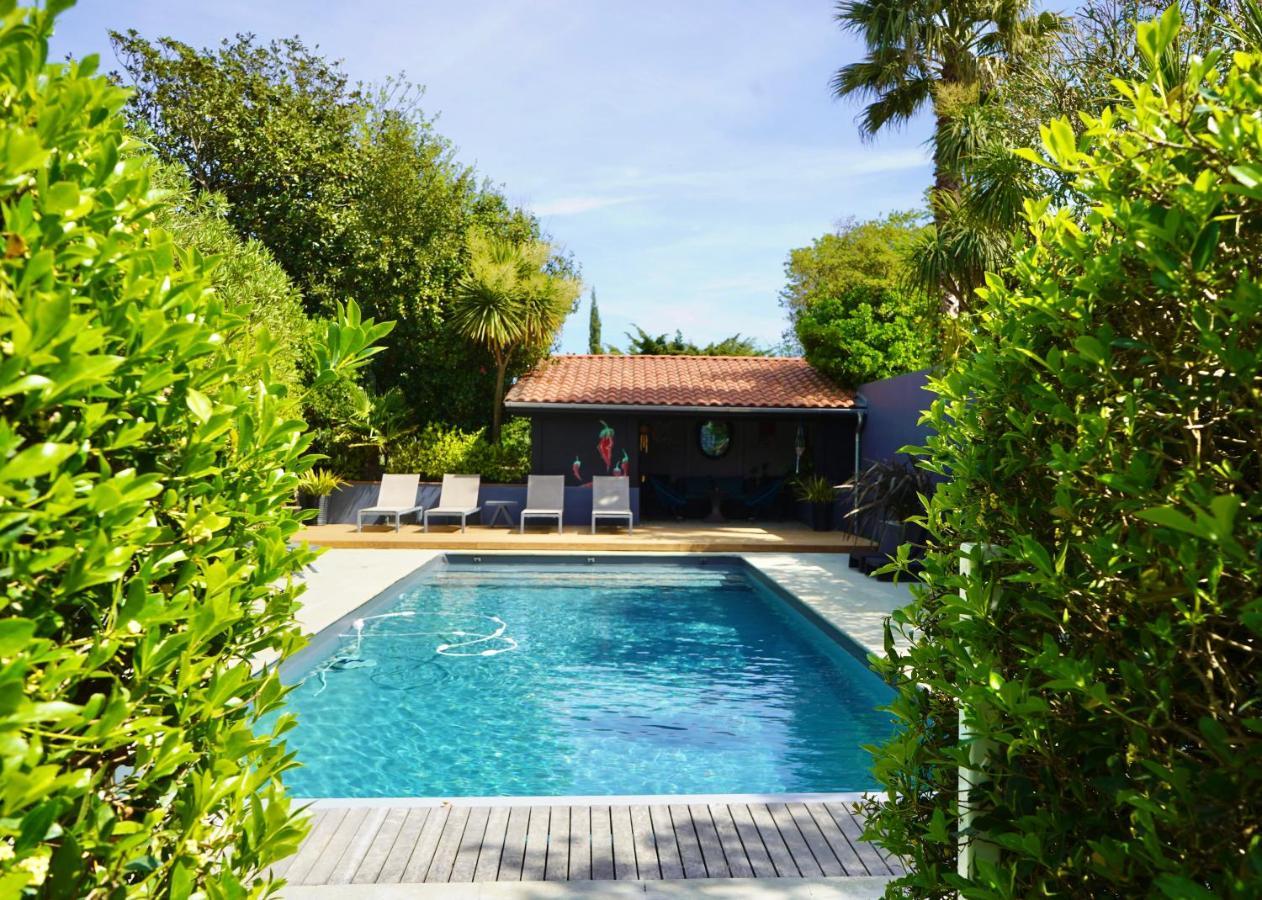 La Cabane D'Arbolateia Piscine & Spa บีดาร์ ภายนอก รูปภาพ